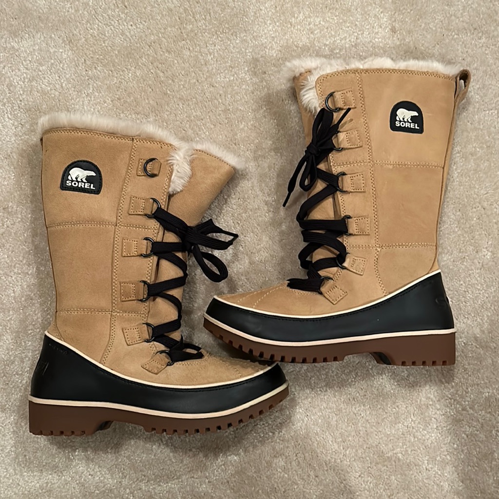 Nwt! Sorel Women's Tivoli High Ii Waterproof Boots Curry Size 7